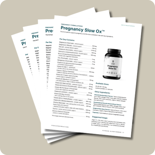 Pregnancy Base Formulas